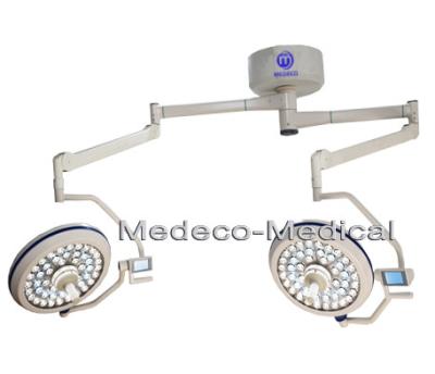 China Medical Double Head Led Surgical Light 160000 Lux Double Dome Lamp for sale