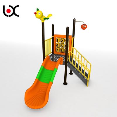 China LLDPE / HDPE Coating Plastic Tunnel Slide For Children for sale