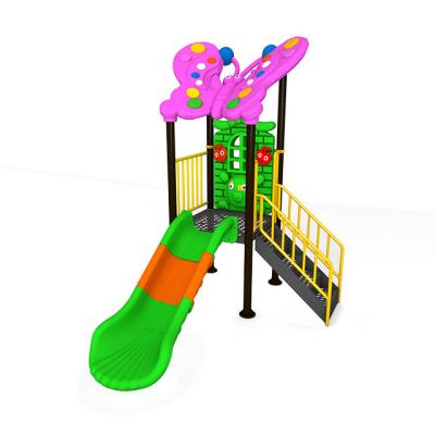 China Happy Children Outdoor Playground Plastic Tunnel Slide Customized for sale