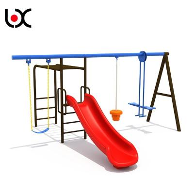 China Ladder Playhouse Swing Set With Slide Outdoor Furniture for sale