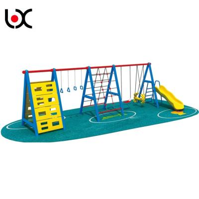 China Reliable Garden Plastic Swing Sets , Kids Plastic Playground Set for sale