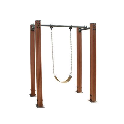 China Wooden Playground Swing Sets Safe Outdoor Furniture For Children for sale