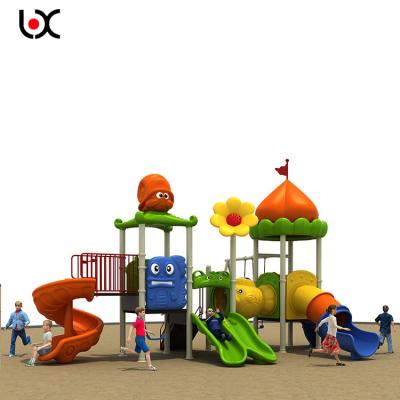 China Wholesale Amusement Park Kids Outdoor Playground Plastic Slide Equipment for sale
