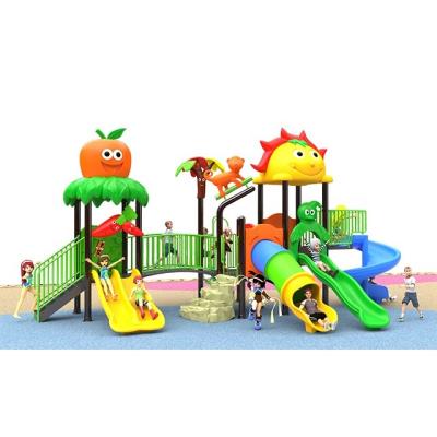 China Outdoor playsets large plastic slide for kids outdoor playground for sale