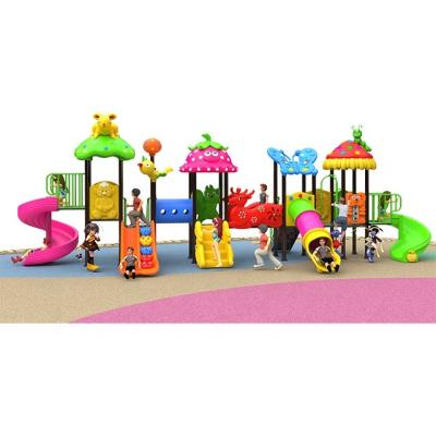 China Hot Sale Amusement Park Children Kids Plastic Slide Outdoor Playground Equipment for sale