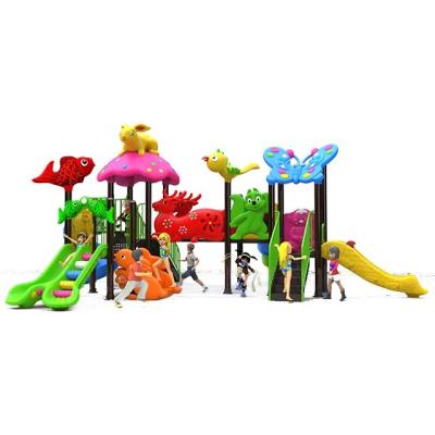 China Hot LLDPE Material Slides Play Outdoor Plastic Playground Equipment Kids for sale