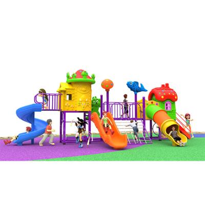 China Kids Outdoor Playground Preschool Cheapest Children Amusement Slide Equipment for sale