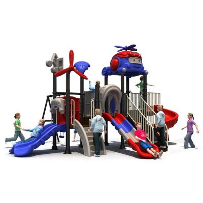 China Anti UV LLDPE Plastic Outdoor Slide , Educational Preschool Playground Toys for sale