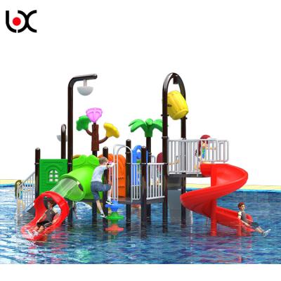 China Small Water Park Playground Equipment Plastic Outdoor Slide for sale