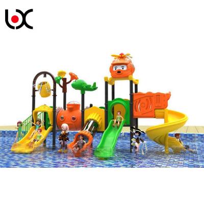 China Colorful Plastic Outdoor Water Park Equipment 710*330*370cm for sale
