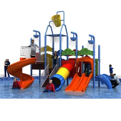 China Commercial Water Park Playground Equipment Big Swimming Pool Slide for sale