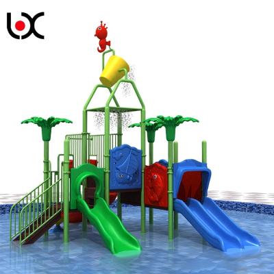 China LLDPE Galvanized Pipe Vertical Water Slide , ISO9001 Home Water Park Equipment for sale