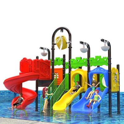 China 10 People Large Outdoor Slide , Children Swimming Pool Play Equipment for sale