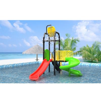China Outdoor Water Park Playground Equipment Plastic Pool Pour Bucket for sale