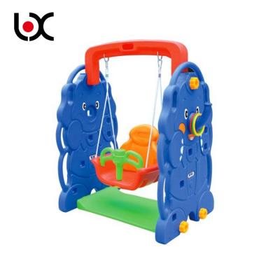 China Indoor Playground Plastic Swing Plastic Playground Toys For Kindergarten School for sale