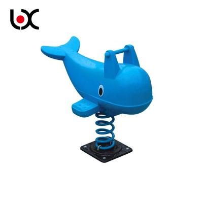 China Cavalo de balanço animal da mola das crianças plásticas plásticas exteriores populares dos brinquedos do campo de jogos à venda