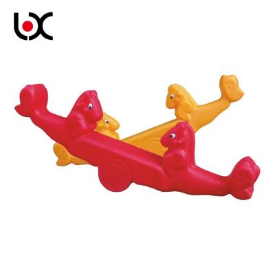 China Plastic Rocking Horse Set , Kids Small Seesaw Rocking Horse Toy for sale