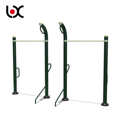 China Adult Outdoor Uneven Bars , Galvanized Steel Outdoor Exercise Equipment for sale