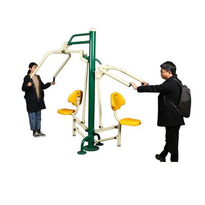 China Dip Impulse Outdoor Gym Equipment , Communities Vertical Knee Raise Station for sale