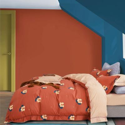 China Classic Colourful Home Bed Sheet 100% Cotton Printed for sale