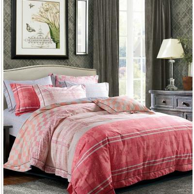 China Modern Luxury Colorful Printed Cotton Duvet Cover Set 200TC for sale