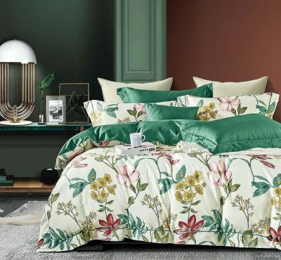 China 100% Cotton 300 TC Bedding Duvet Cover Set Bed Linen Sheet Set for sale
