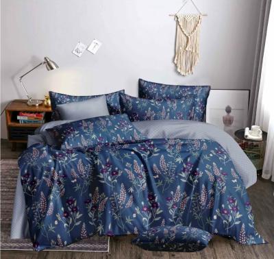 China Simple Modern Printed Microfiber Bedding Sets 100% Polyester 70-130gsm for sale
