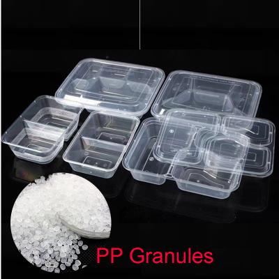 China Transparent Pure PP Plastic Granules Pellets for sale