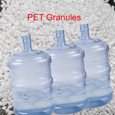 China Non Carbonated Bottle Grade PET Plastic Granules Raw Material High Density for sale