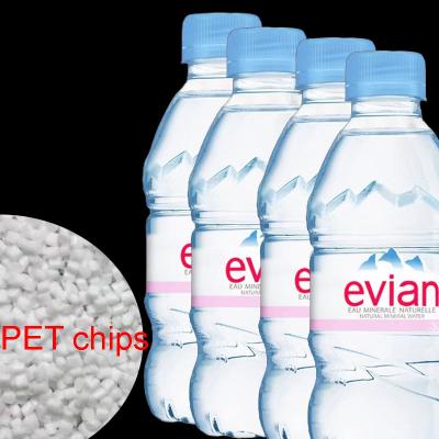China Pure Water Bottle Grade PET Plastic Granules Pellets for sale
