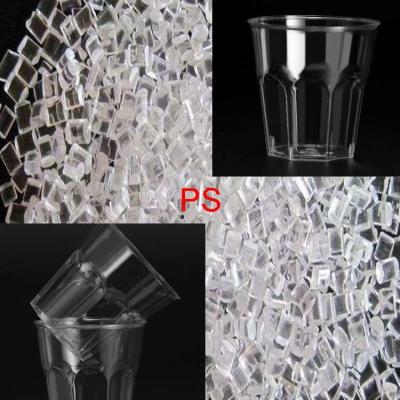 China Polystyrene Resin Pellets Disposable Cups Non Toxic Food Grade for sale
