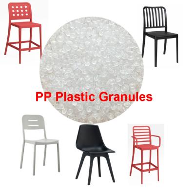 China Colorless Odorless Virgin PP Plastic Granules For Outdoor Chairs High Flexural Strength for sale