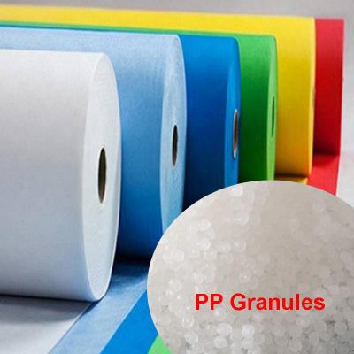 China Thermoplastic Polymer PP Plastic Raw Material For Woven Fabric for sale