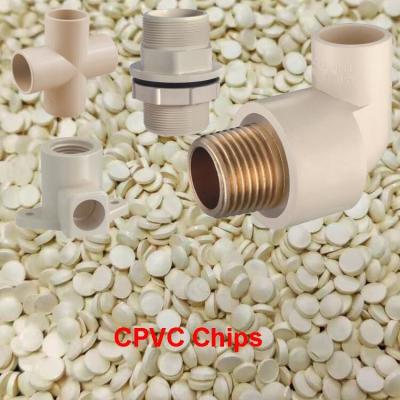 China Pipe Fittings Material CPVC Resin Oxygen Free Corrosion CPVC Raw Material for sale