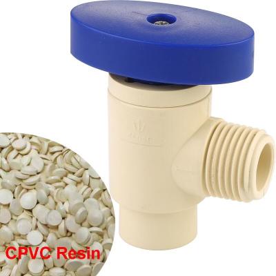 China Synthetic CPVC Resin Pellets Chemically Resistant Fitting Sprinkler Material for sale