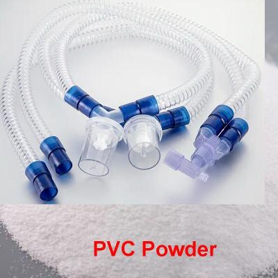China Materia prima sacada estándar del gránulo plástico del PVC del grado para los aparatos médicos en venta