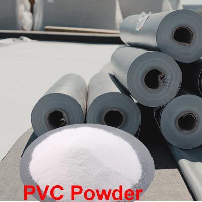 China Roofing Membranes PVC Raw Material Polyvinyl Chloride Resin Film Standard for sale
