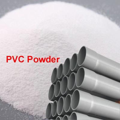 China White Powder PVC Pipe Raw Material Drainage Pipe Polyvinyl Chloride Powder for sale
