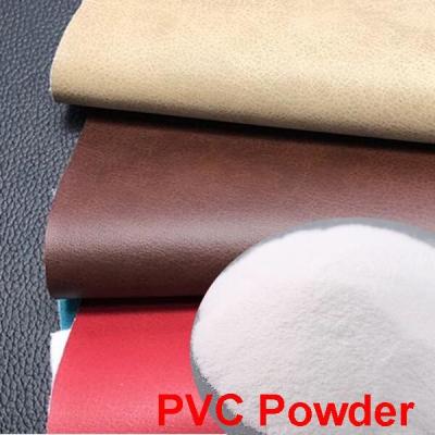 China Seat Cover Leather PVC Raw Material White Powder Textile Fabric Grade for sale