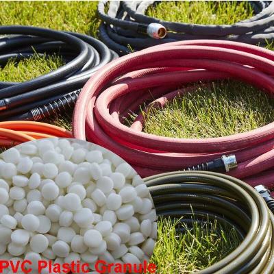 China Soft PVC Conduit Pipe Raw Material House Hoses Virgin PVC Granules for sale