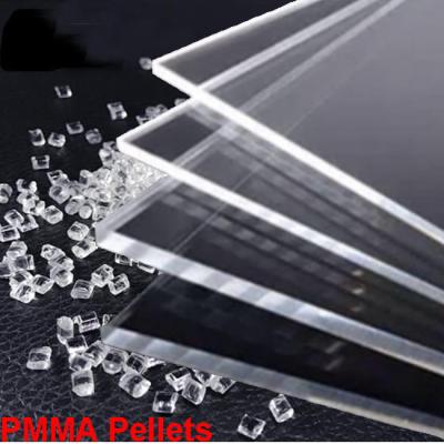China Super Transparent PMMA Acrylic Sheet Raw Material Granules for sale