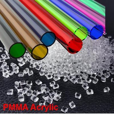 China Durable Clear PMMA Polymethyl Methacrylate Resin Cast Acrylic Tubes Raw Material for sale
