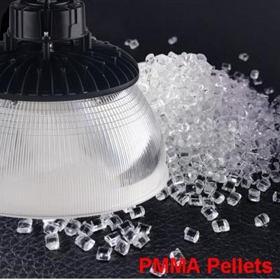 China Low Friction Coefficient PMMA Pellets Transparent PMMA Acrylic Resin for sale