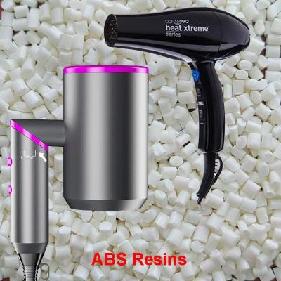 China Durable Hair Dryer Housings Recycled ABS Plastic Granules Extrusion Thermoforming for sale
