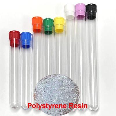 China Clear Plastic Polystyrene Resin Granules For Medical Devices Test Tubes for sale