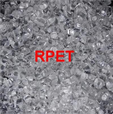 China Bottle Plastic RPET Granules Food Grade Recycled PET Pellets for sale