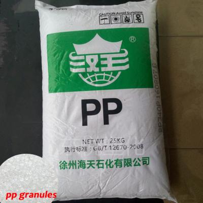 China Transparent Irregular PP Plastic Granules UL94 V-2 25 - 35 MPa Tensile Strength Te koop