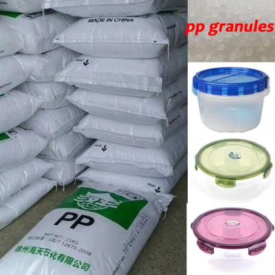 China MFR50 PP Plastic Resin Granules For Plastic Food Storage Container Te koop