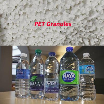 China Transparent PET Plastic Granules IV 0.81 250℃ Melting Point For Water Bottles for sale