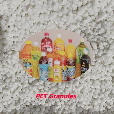 China IV0.80 PET Resin Granules For Juice Bottle Melting Point 253℃ And Molecular 0.2 for sale
